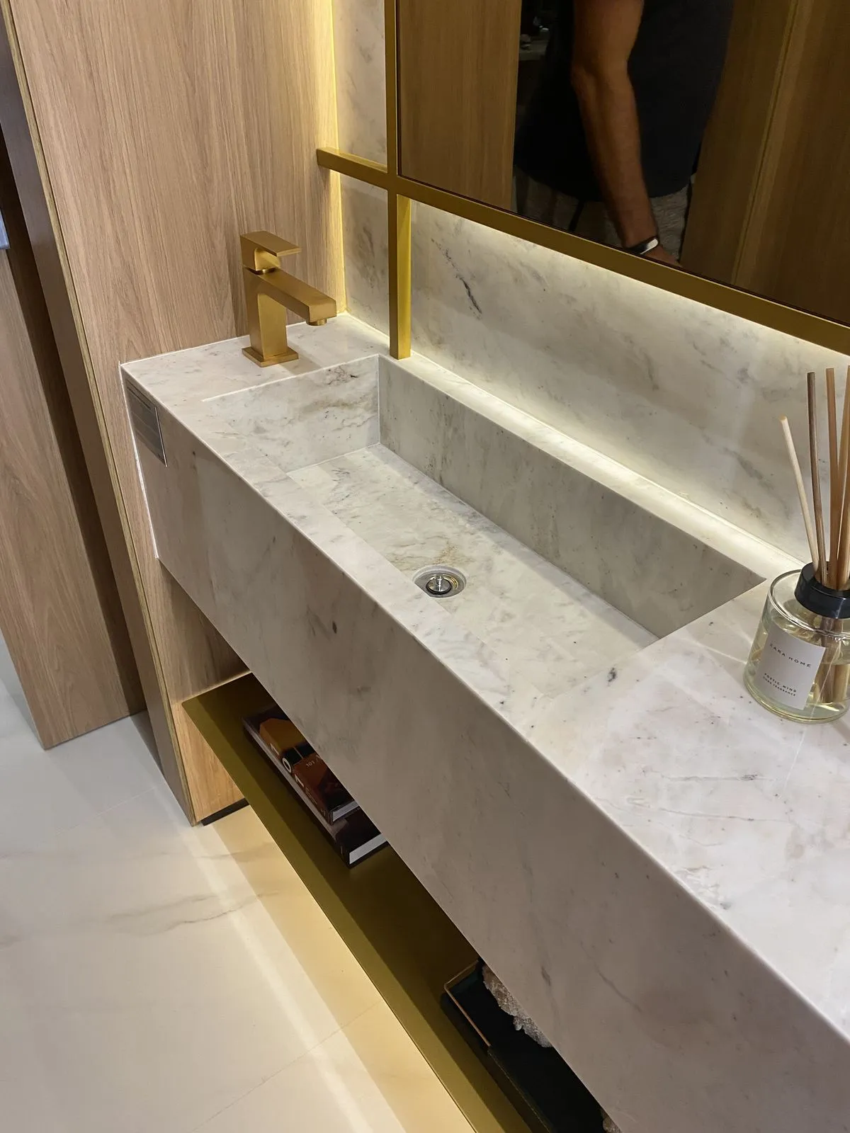 Silestone Calacatta aplicado em obra